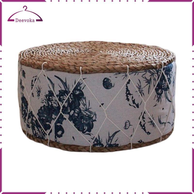 Ống Hút Tròn Futon Tầng Gối Pouf Thiền Đệm Tatami Ghế Sofa Ottoman Ngồi Trên Sàn