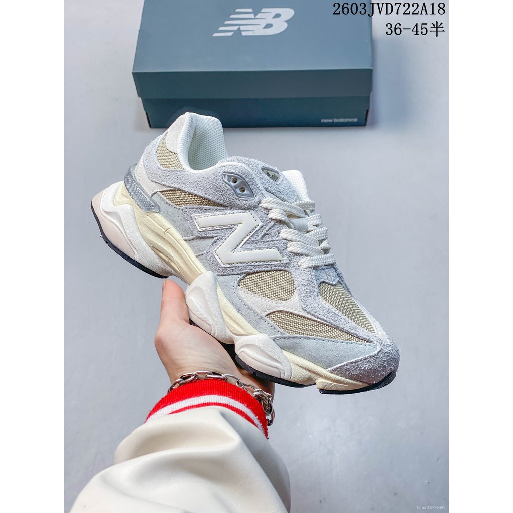 Giày New Balance NB9060 x Joe Freshgoods, dad shoes cổ điển, thấp cổ, nhẹ, thoải mái, unisex, chạy b