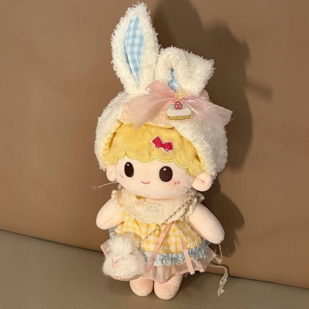 20Cm Quần Áo Búp Bê Cotton "Berry Rabbit Tart" Set 20Cm Búp Bê Búp Bê Búp Bê Trang Phục Búp Bê