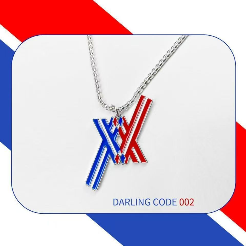 Vòng cổ DARLING CODE 002 Mặt dây chuyền hợp thời trang anime hàng hóa