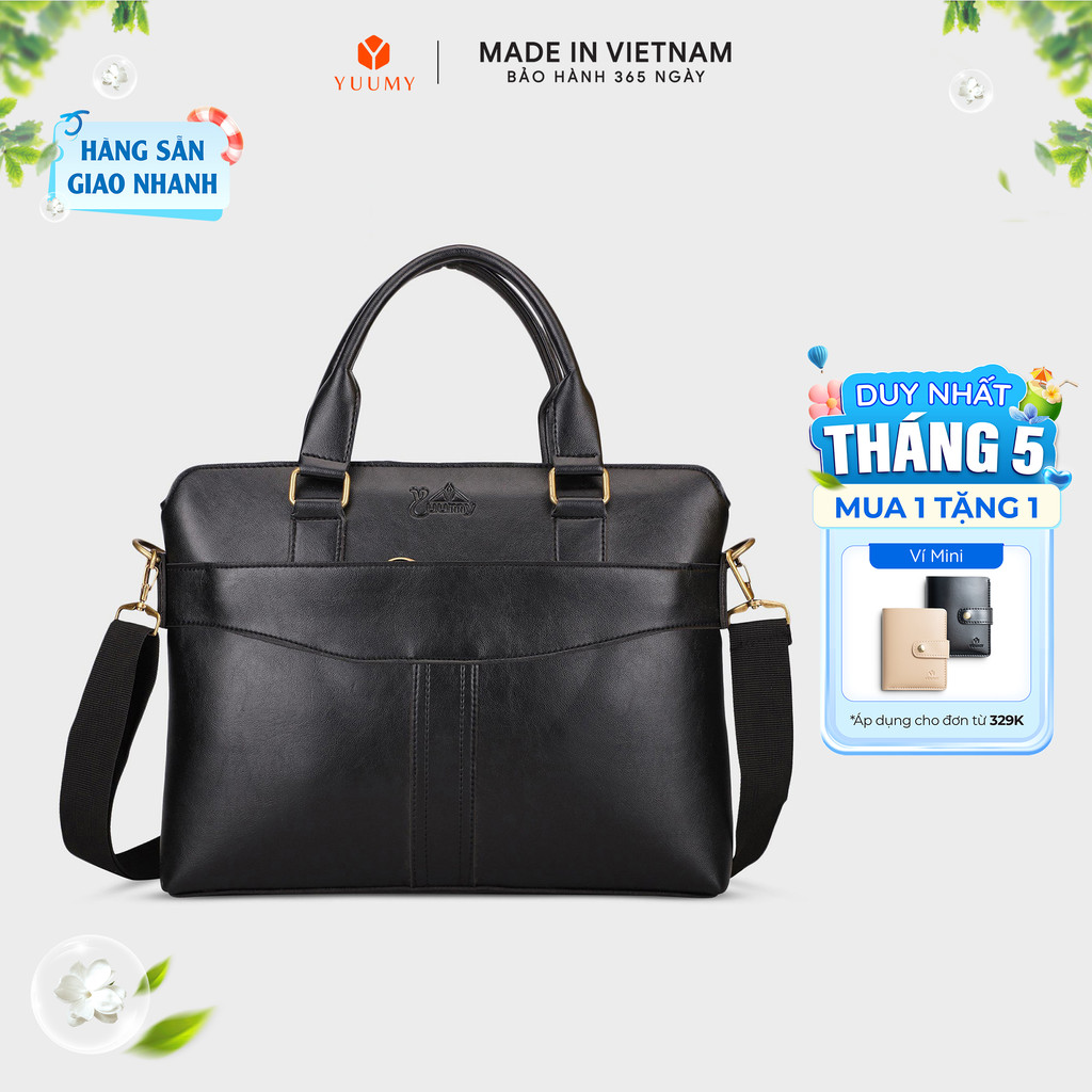 Cặp Công Sở Yuumy (Thời trang nam đi làm cỡ lớn - Cặp da CAYM06)