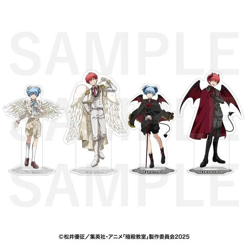 Standee Lớp Học Ám Sát Assassination Classroom mô hình mica Nagisa Shiota Karma Akabane Thiên thần Á