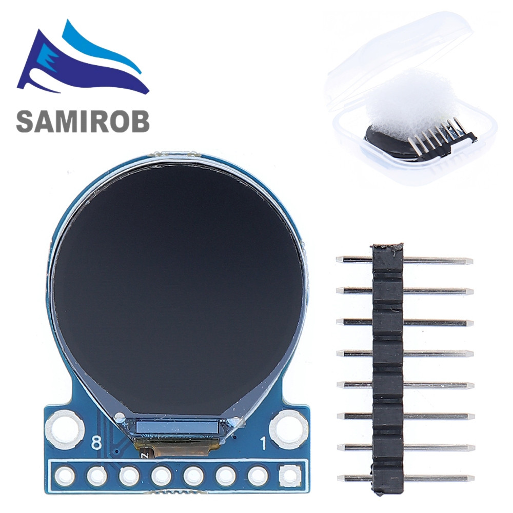 Mô-đun hiển thị TFT 0,71 Inch Vòng RGB 160 * 160 GC9A01 Trình điều khiển 8PIN Giao diện SPI 160x160 