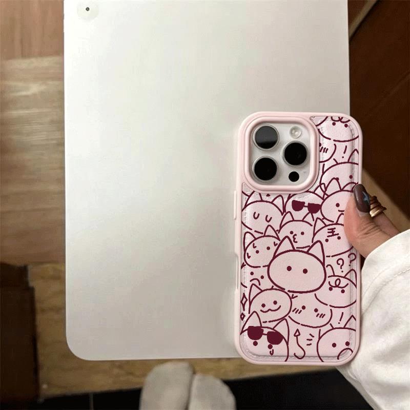 Bản thảo manh đoàn Đối với iPhone 17/16 trường hợp lỗ lớn 13/12 mô hình mới đơn giản
