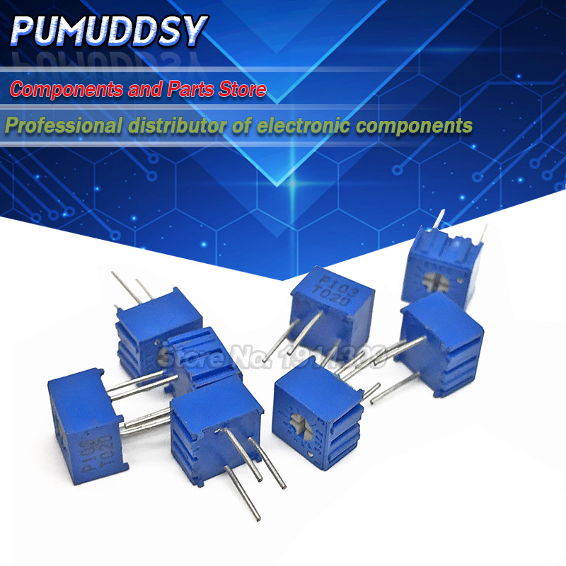 10 CÁI 3362P-1-501LF 3362P 500 ohm 3362P-501 3362P-501 3362 P501 501 Tông đơ Tông đơ Điện trở biến