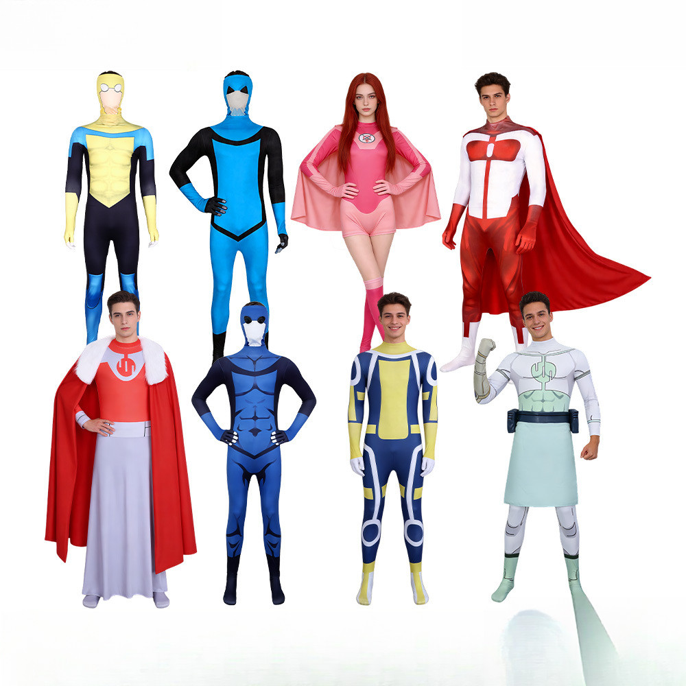2 Invincible Young Man 4 Phim cosplay Jumpsuit Omni-Man Quần Halloween cos Suit WJG