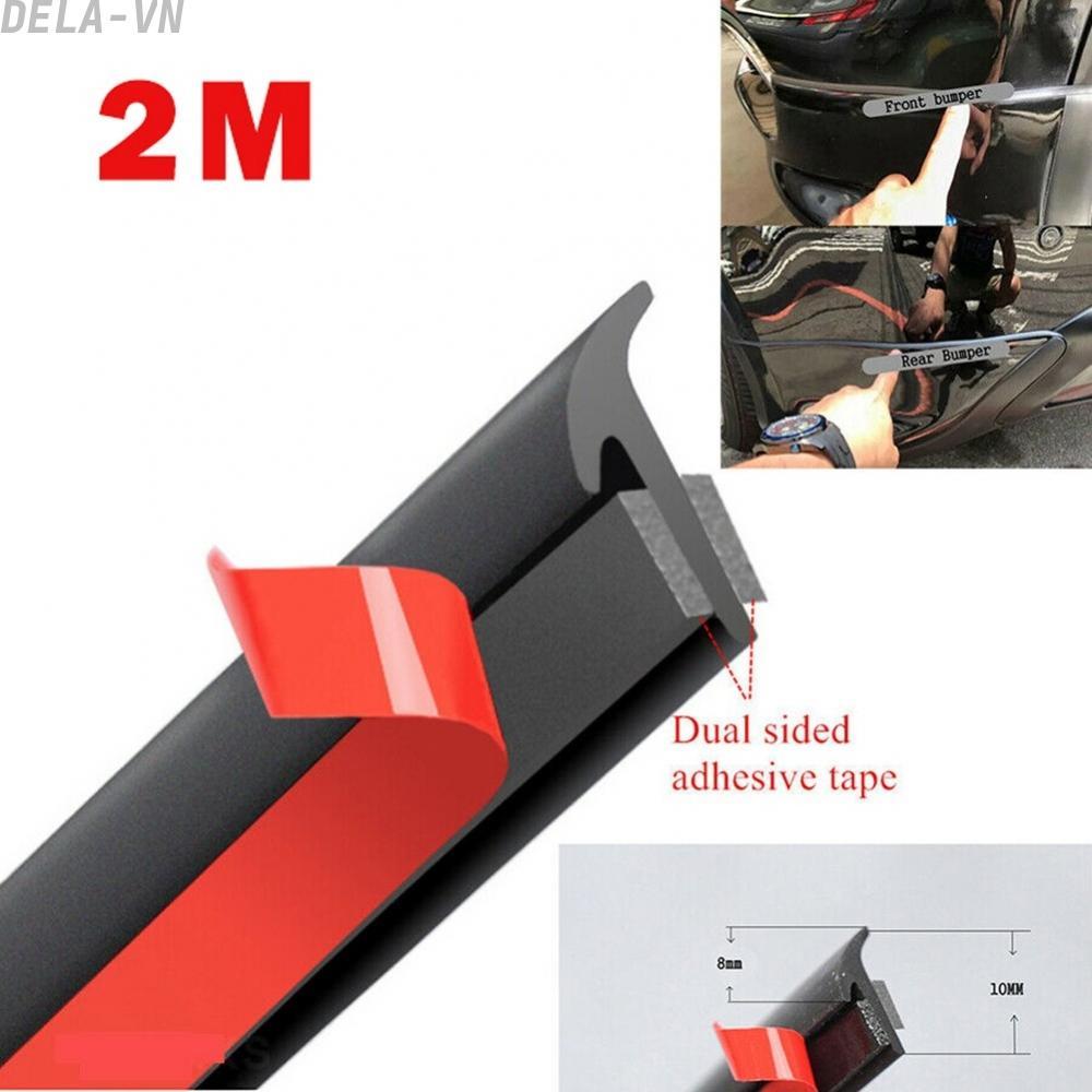 2m For Car Weather Resistant Side Skirt Sealing Strip Trim EPDM Rubber#DELA