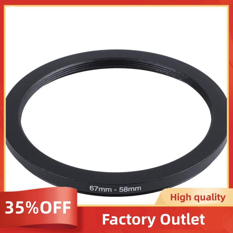 Bộ chuyển đổi vòng đen 67mm-58mm 67mm đến 58mm cho máy ảnh