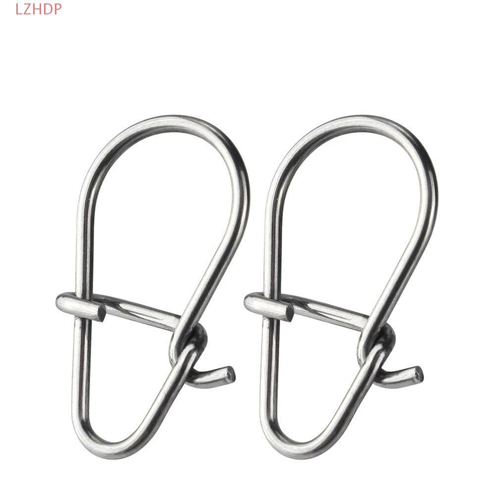 LZHDP Câu Cá Mồi Kết Nối An Toàn Câu Cá Pesca Khóa Snap Kết Nối Cá Dụng Cụ 100 Chiếc Câu Cá Móc Snap
