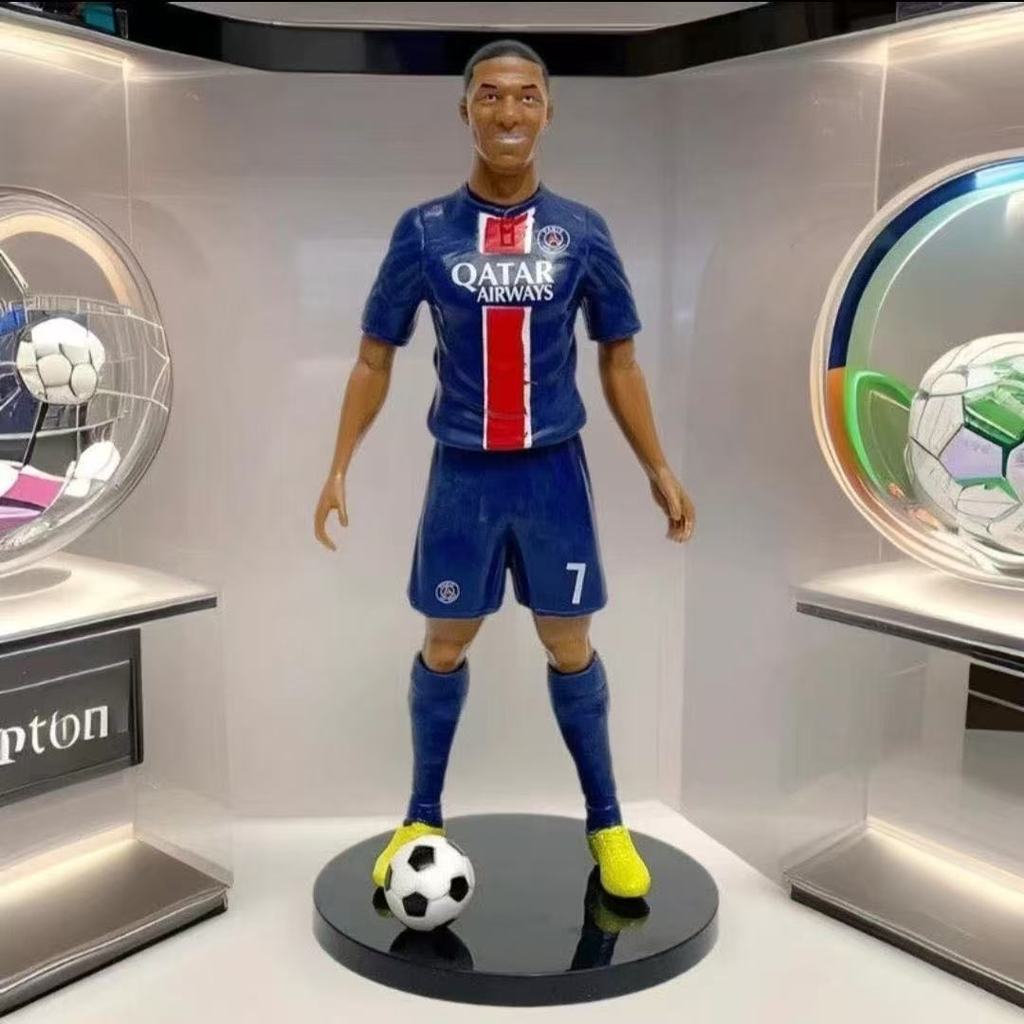 Soccer Star Series - Mô hình búp bê sưu tập Messi Ronaldo Mbappe, Quà tặng sinh nhật cho người hâm m
