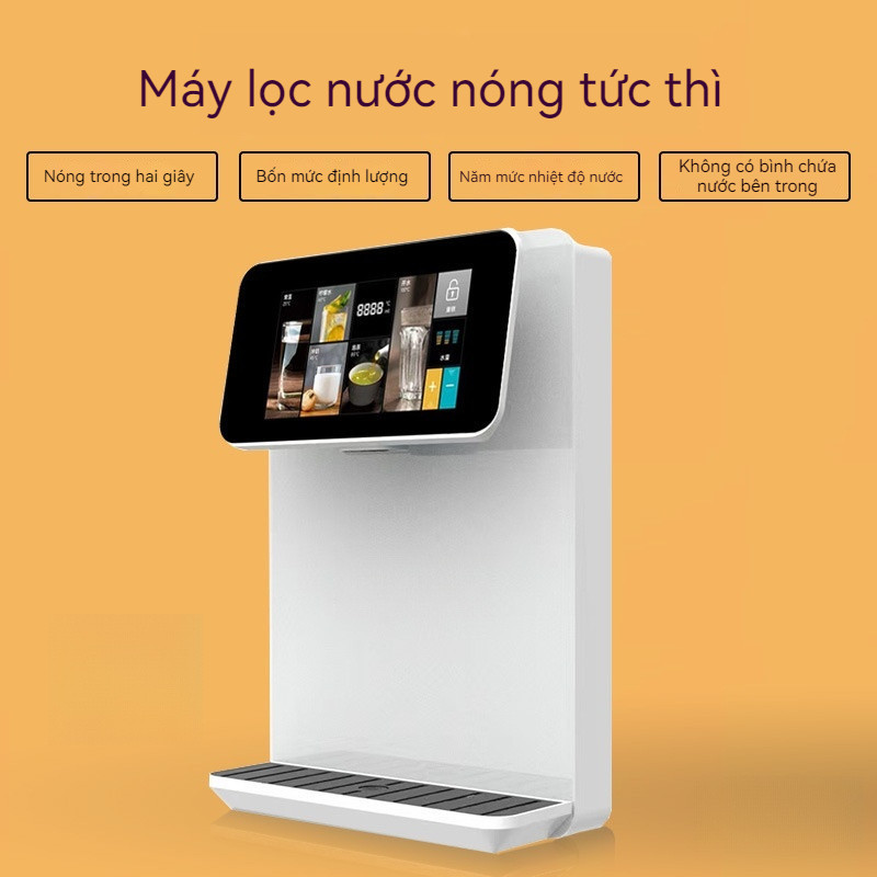 F1-C1-newMáy cấp nước uống trực tiếp tự mồi không hộp nối. Máy cấp nước nóng tức thì nối trực tiếp v