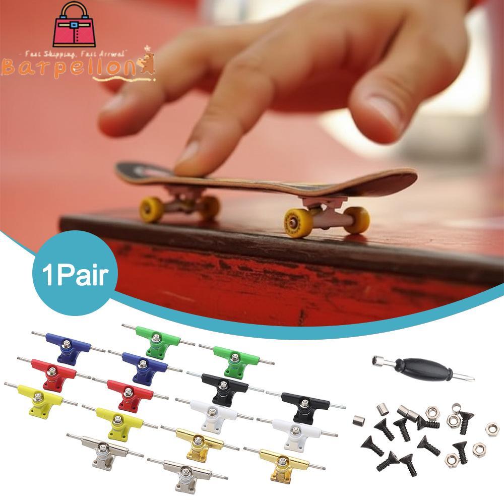 BARPELLON 1 Cặp Giá đỡ sàn chịu lực, với đai ốc Bu lông xe tải Fingerboard Truck, Bộ sưu tập sở thíc