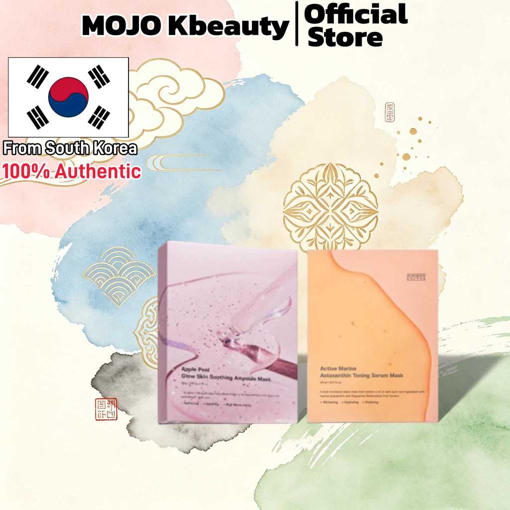 [Sungboon Editor] Apple Peel Glow Skin Soothing Ampoule Mask 10ea / Active Marine Astaxanthin Mask 1