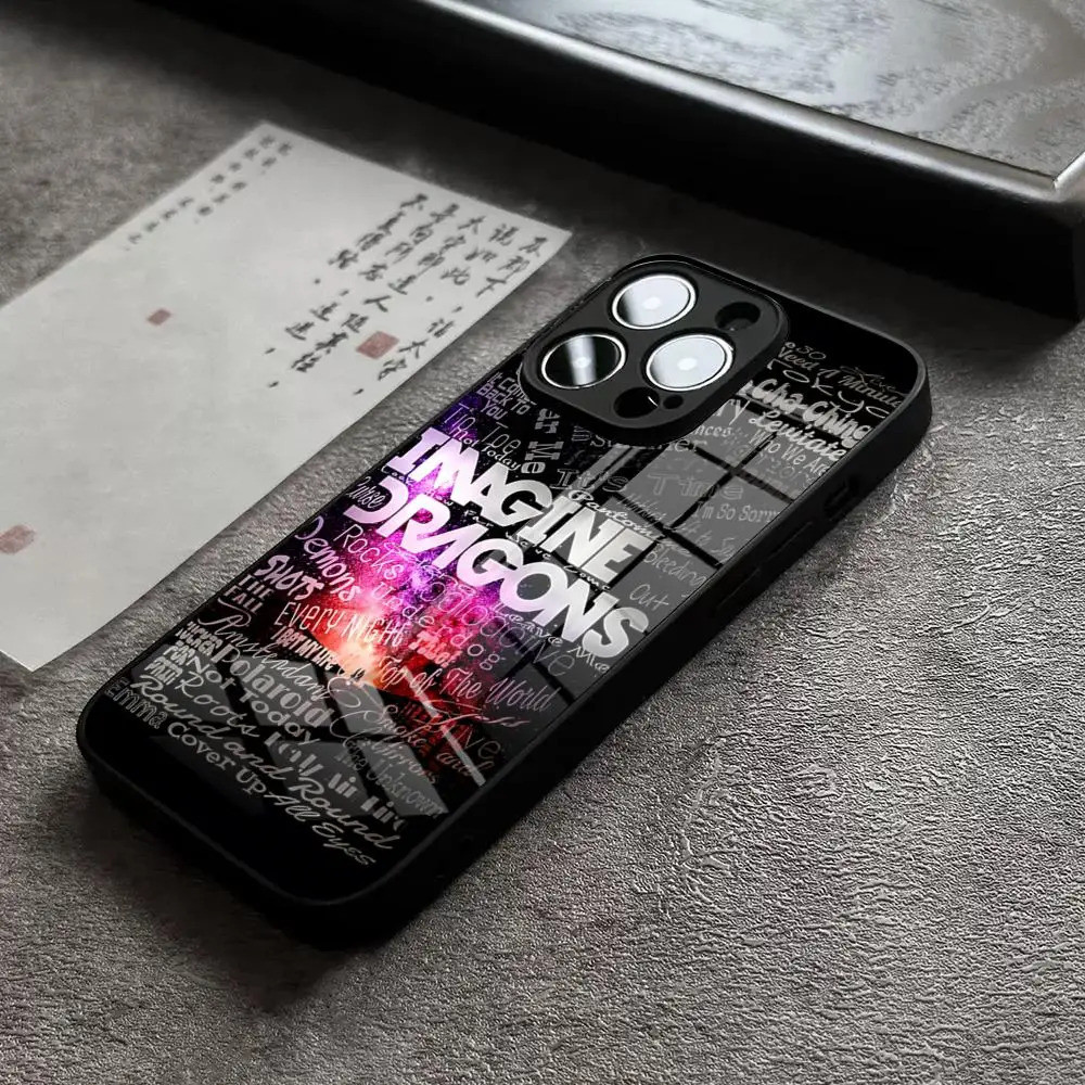 BK-2 I-Imagine Dragons Loom Band Ốp Lưng Điện Thoại IPhone 17 16 Pro Max 15 Plus 14 Pro 12 11 13 Min