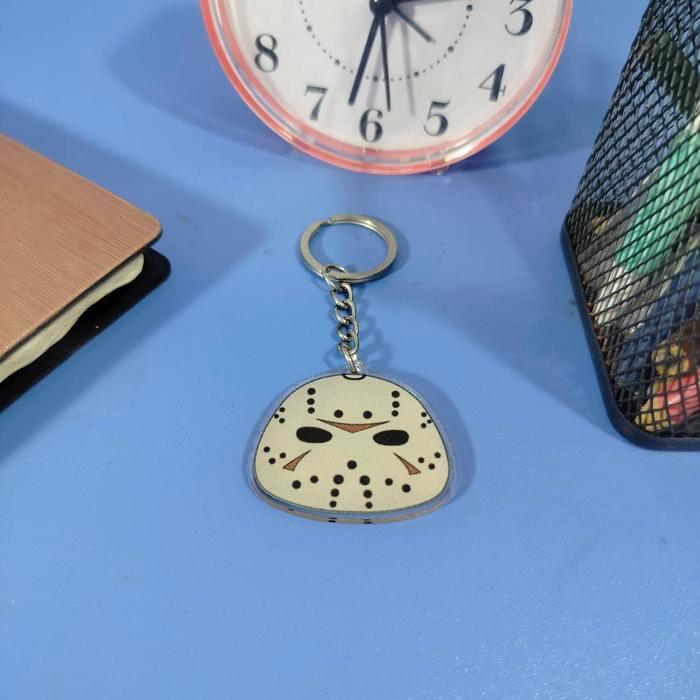 Gantungan Kunci Game Karakter Roblox Forsaken - Keychain Character Chance Jason Elliot Mafioso - Jas