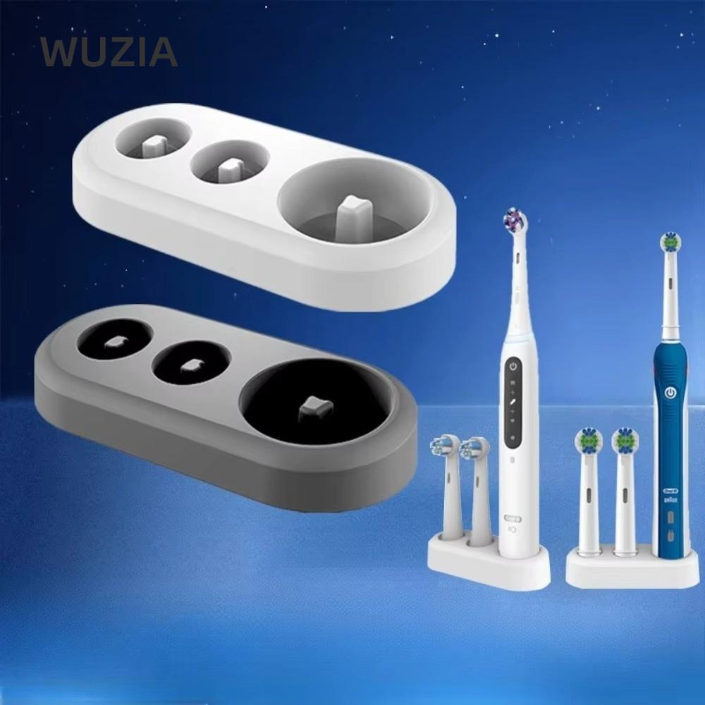 Giá đỡ bàn chải đánh răng điện WUZIA, Đế đế thay thế dễ sử dụng bằng nhựa, Giá lưu trữ đầu bàn chải 