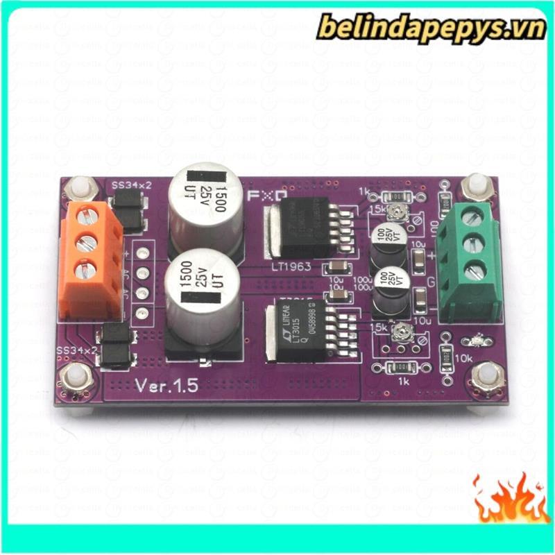 Bộ điều chỉnh âm thanh thấp đầu ra kép LT1963A LT3015 1.5A 12V cho âm thanh Hi-Fi / Preamp