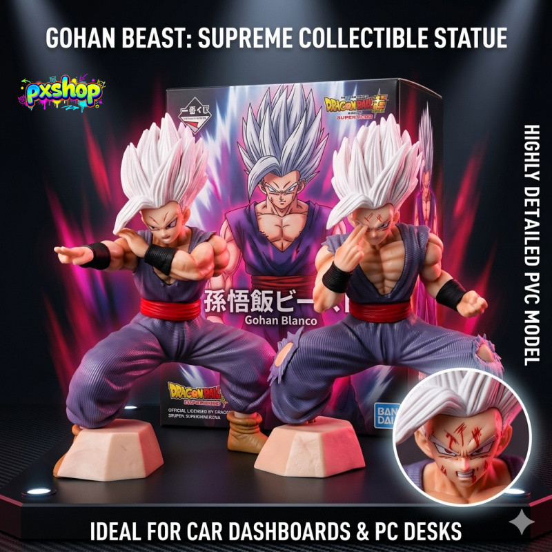 Mô Hình Dragon Ball Super: Beast Gohan (Gohan Blanco) - Tượng Nhân Vật Songohan Cao Cấp Decor Bàn Là