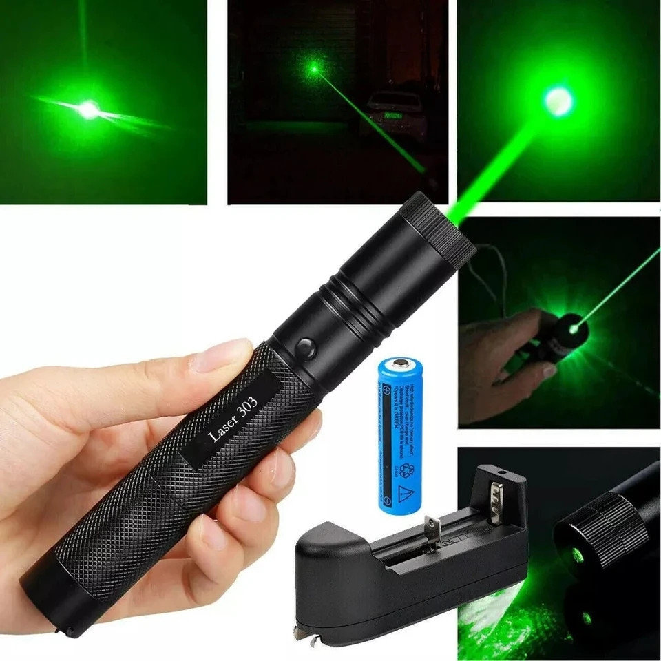 Đèn Pin Laze Cao Cấp SD Lazer / Laser 303 Full Hộp - Đèn laze - đèn pin laser 303 chiếu xa hàng kilo