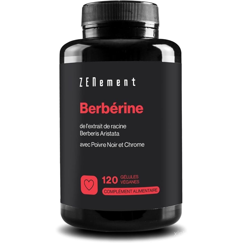 Berberine HCl 120 Viên (Trong 4 tháng lớp) | Với Tiêu Và Chrom The Berberis Aristata Extract | Glute