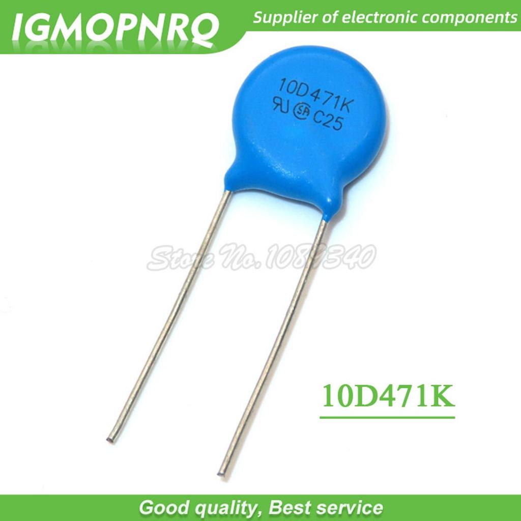 10 chiếc varistor 10D471K 470V piezoresistor 10D471 GMOPNRQ