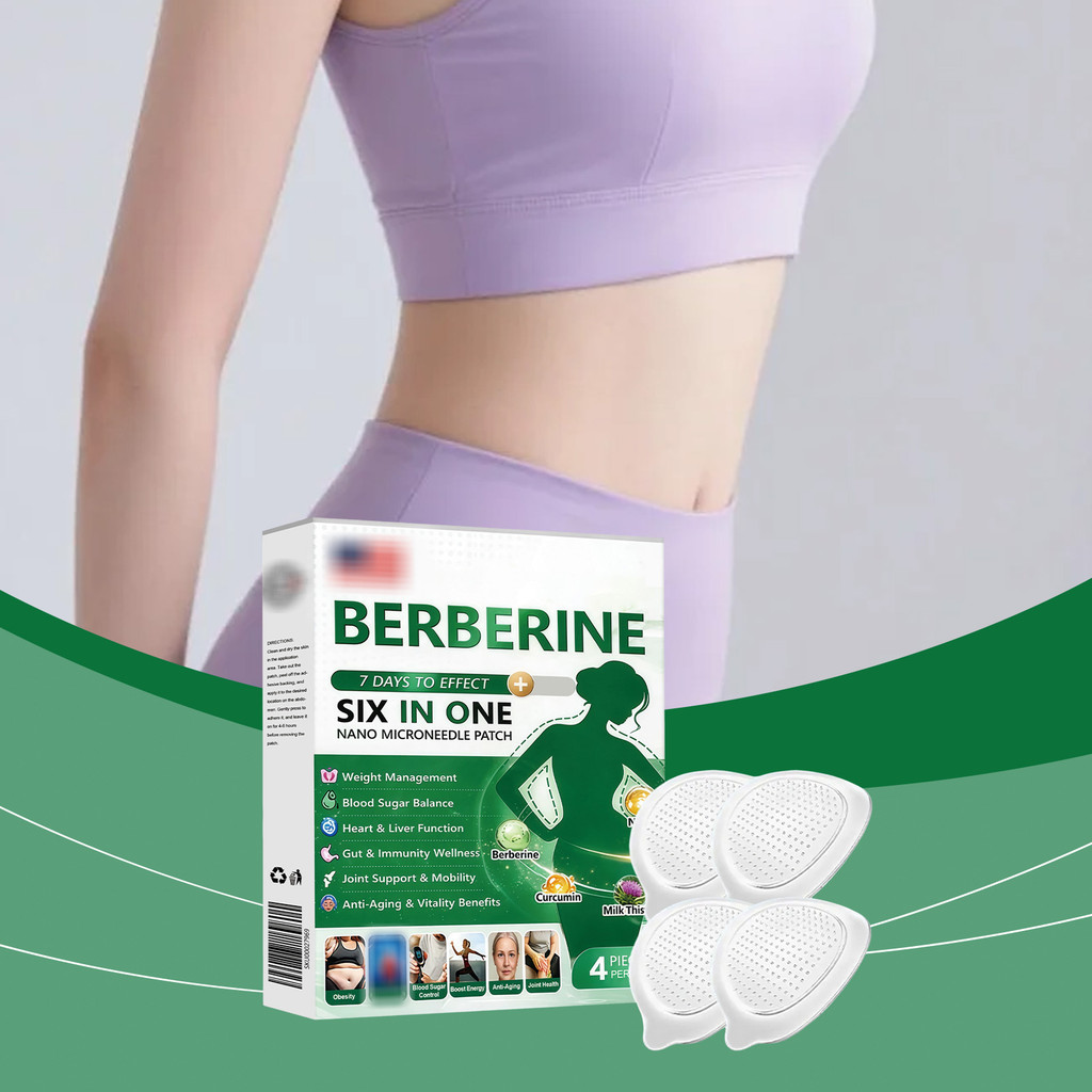 Miếng dán chăm sóc cơ thể nhẹ nhàng, Berberine & Nicotinamide Adenine Dinucleotide & chiết xuất cây 