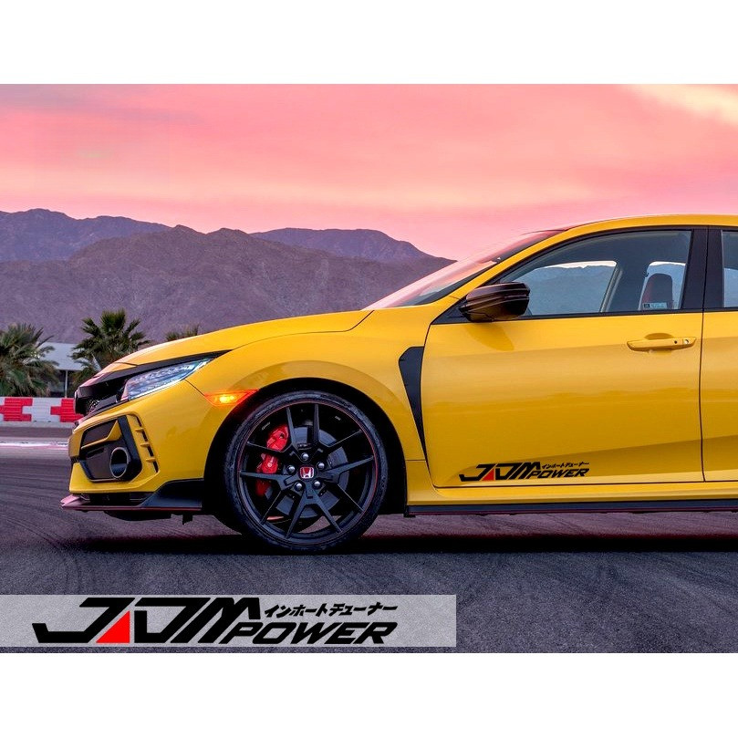 Bộ tem dán sườn xe ô tô mẫu JDM (2 bên) - TEM CHỮ JDM DÁN SƯỜN XE