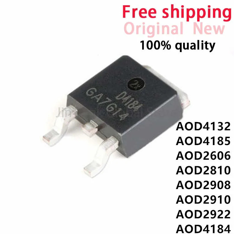 1-5 Chiếc AOD4184 D4184 TO-252 AOD2606 D2606 AOD4185 D4185 AOD2810 D2810 AOD2908 D2910 D2910 AOD2922
