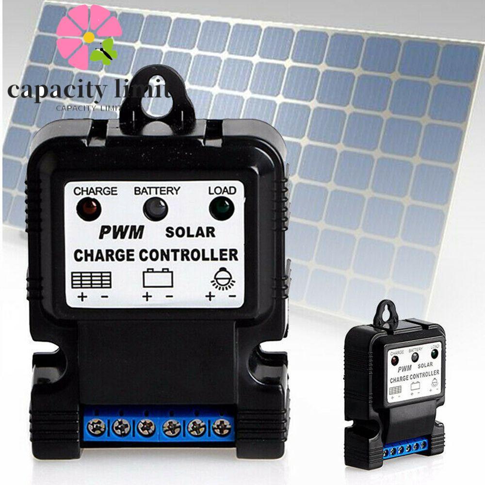 NĂNG LƯỢNG GIỚI HẠN Sạc Pin Bộ Điều Khiển PWM Hữu Ích Tự Động 6V 12V 10A Bộ Điều Khiển Năng Lượng Mặ