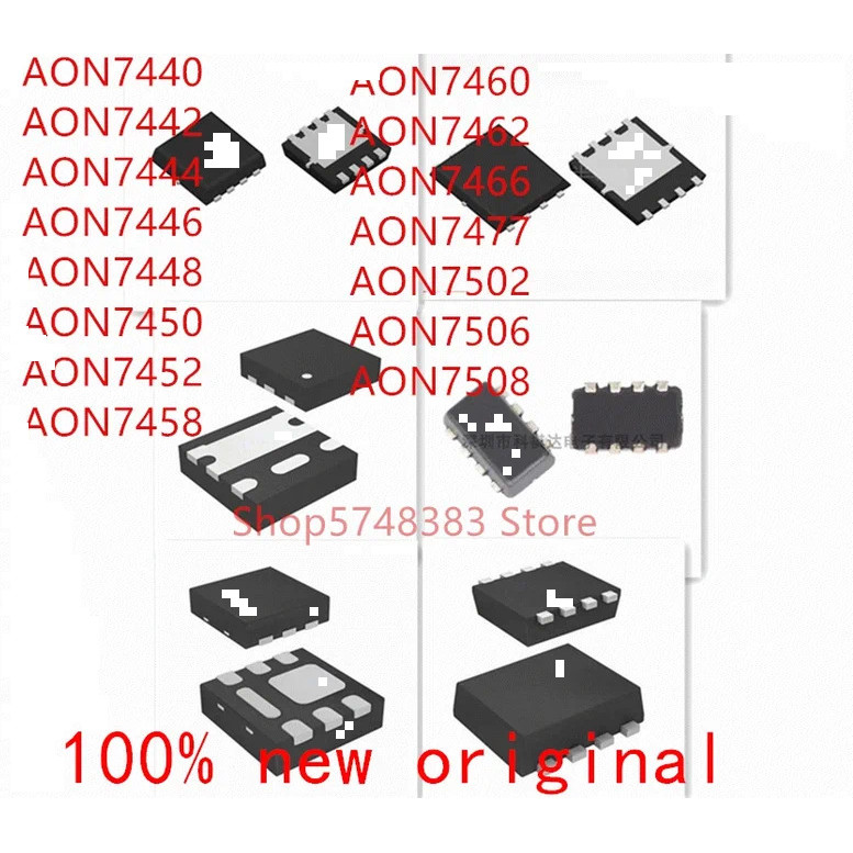 5 chiếc AON7440 AON7442 AON7444 AON7446 AON7448 AON7450 AON7452 AON7458 AON7460 AON7462 AON7466 AON7