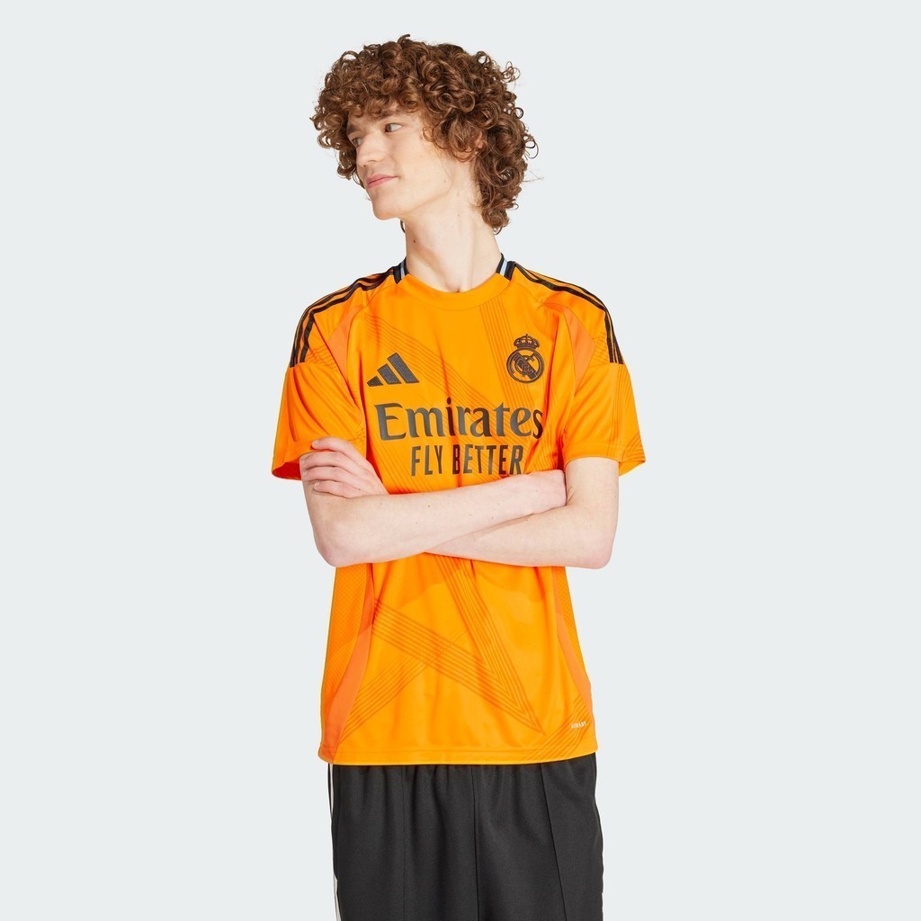 adidas Football Real Madrid 24/25 Away Jersey Men Orange IU5013
