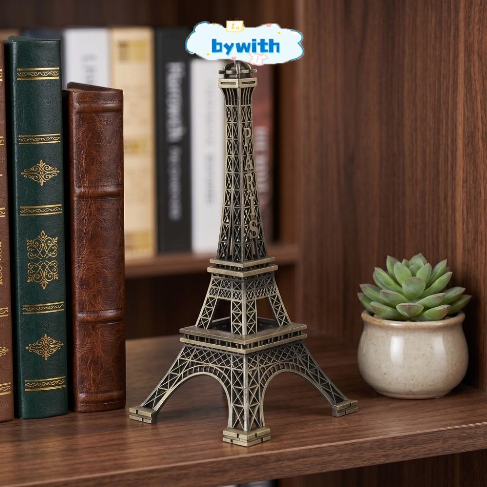 BYWITH Paris Tháp Eiffel Tượng Tượng, Mô Hình Tháp Eiffel Sáng Tạo Màu Đồng, Lưu Niệm Paris Thủ Công
