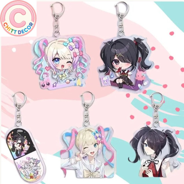 Needy Streamer Overload Keychain: KAngel Amechan Anime Acrylic Charm