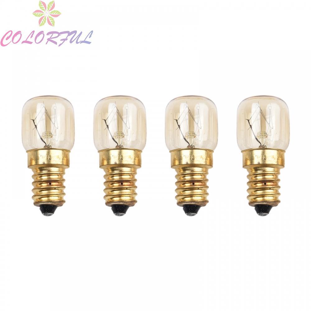 4PCS E14 Light Bulb Set Perfect for Refrigerators and Kitchen Fixtures