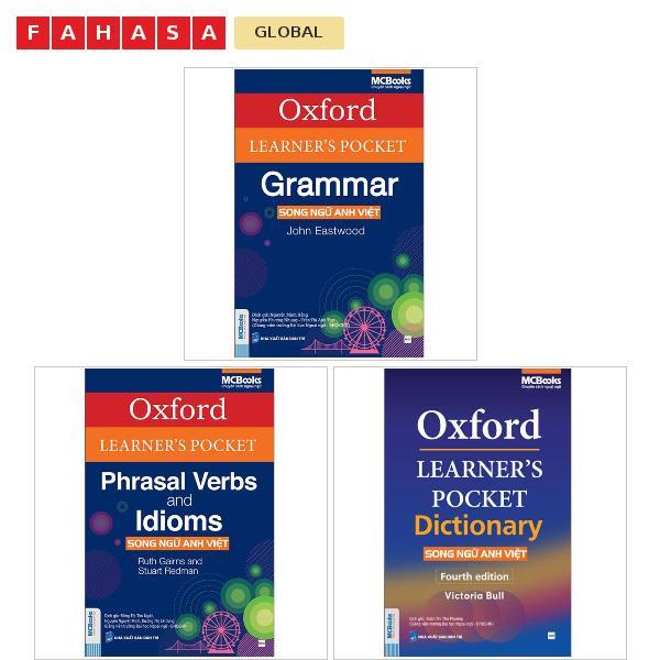 Bộ Sách - Oxford Learner's Pocket - Grammar /Phrasal Verbs And Idioms/Dictionary - Song Ngữ Anh-Việt