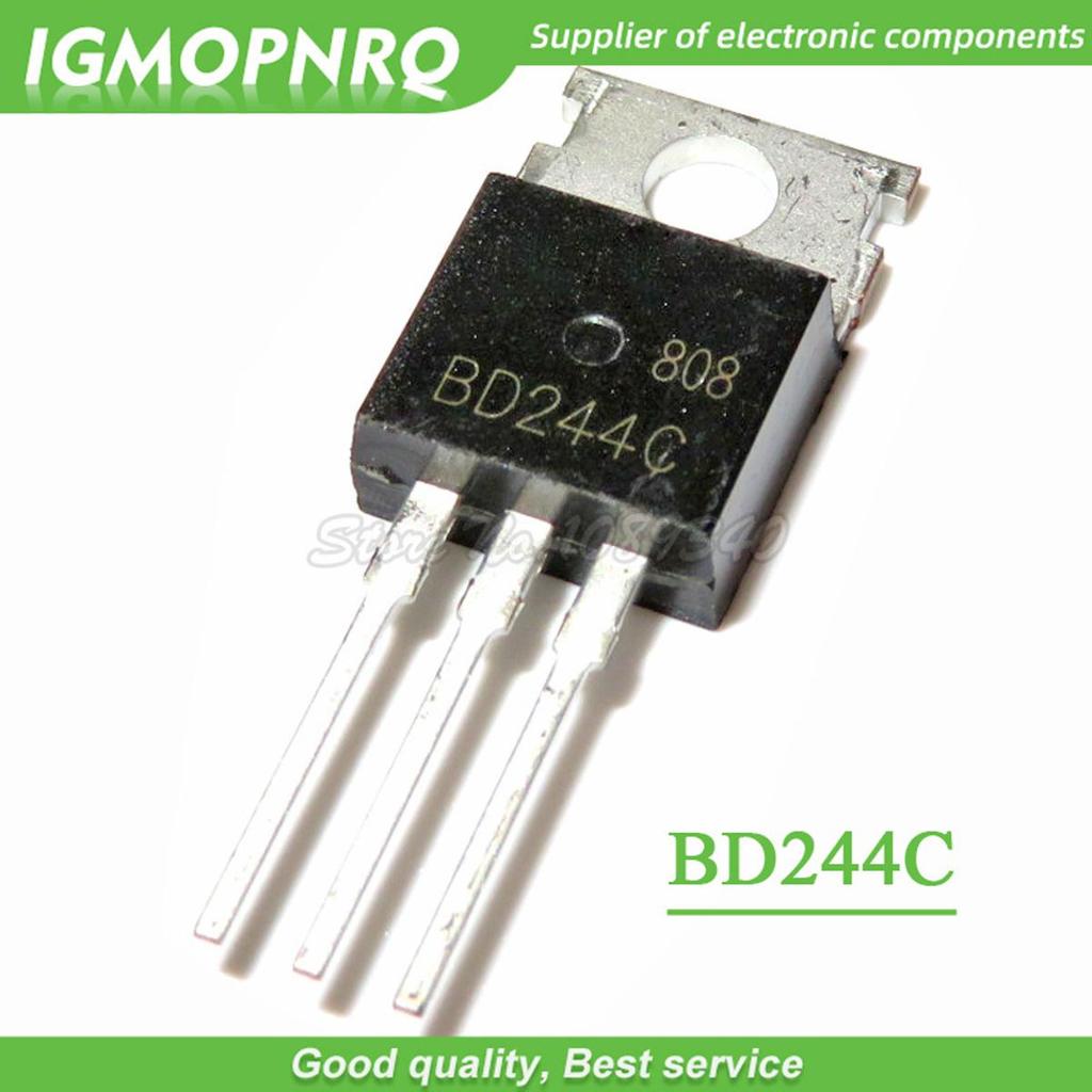 10 Chiếc BD241C BD243C BD244C BD241 BD243 BD244 TO220 PNP Tuyến Tính Trung Bình Mới Ban Đầu
