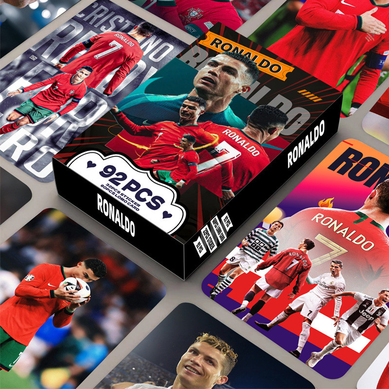 92 CHIẾC Thẻ HD c Luo-RONALDO Star Collection Card-Football Photo Card