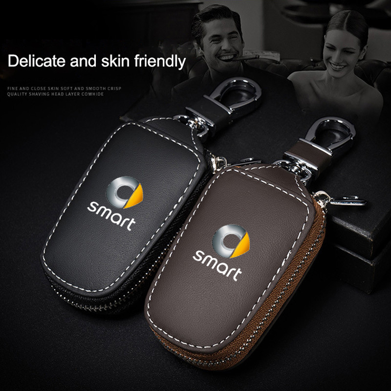Da PU Chìa Khóa Xe Ô Tô Vỏ Dành Cho Thông Minh Forspeed Forjeremy Escooter Roadster Prix Fortwo Forf