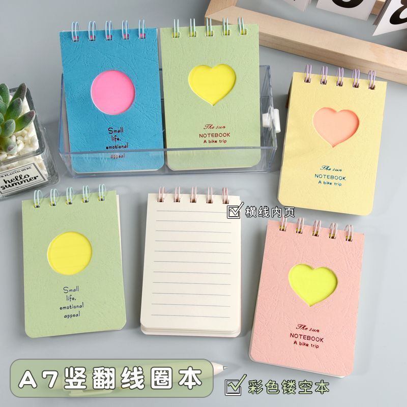 A7学生线圈笔记本记事本记事小号本子你随身便携横线口袋便签Portable pocket notebook A7 small notebook portable notepad small noteb