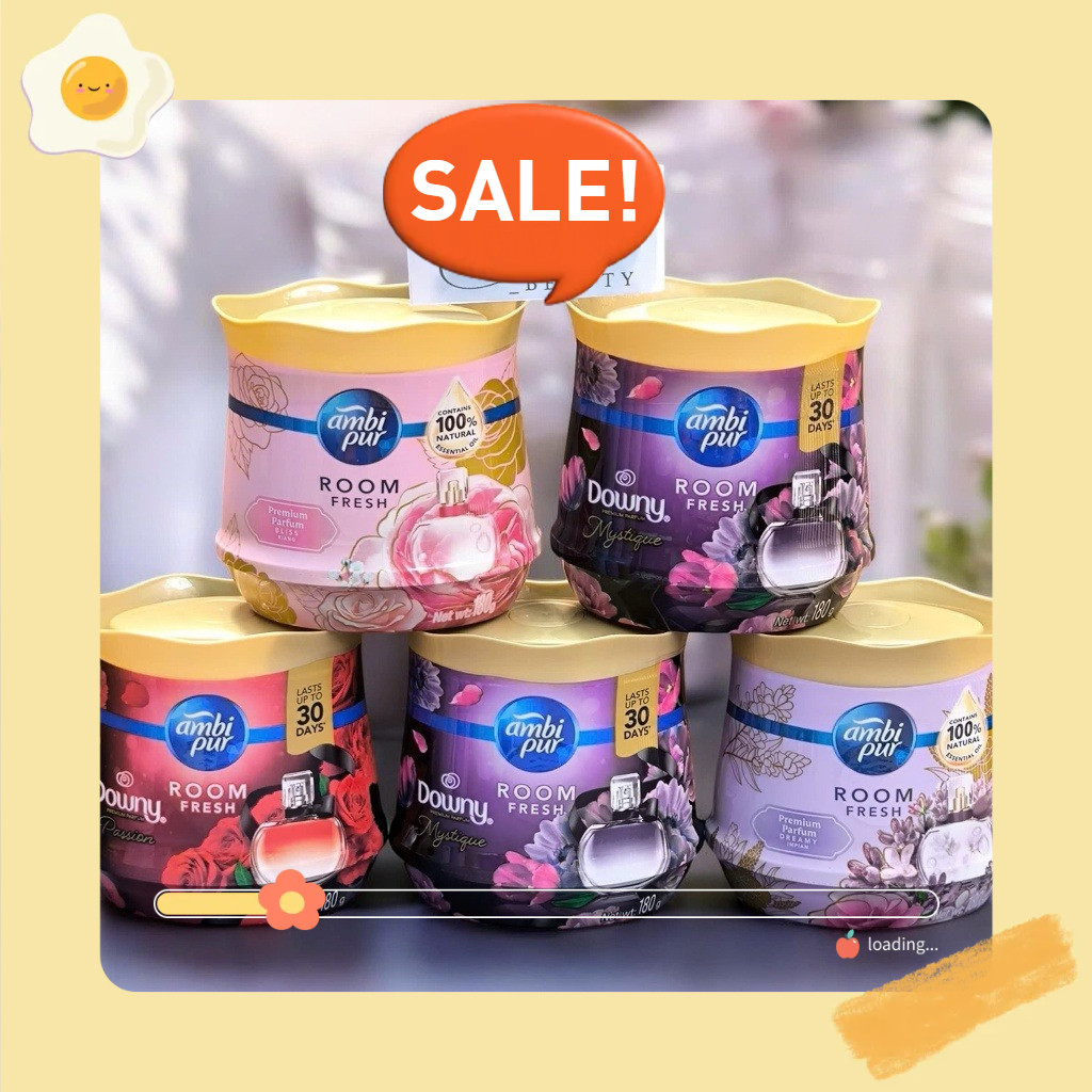 [Hàng Công Ty] Hộp Sáp Thơm Phòng Downy Ambi Pur Passion - Mystigue 180g Cao Cấp Hương Đam Mê, Huyền