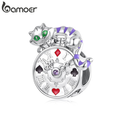 Bamoer Vòng Tay Handmade Hình Mèo Cho Nữ - DIY Charm quà tặng