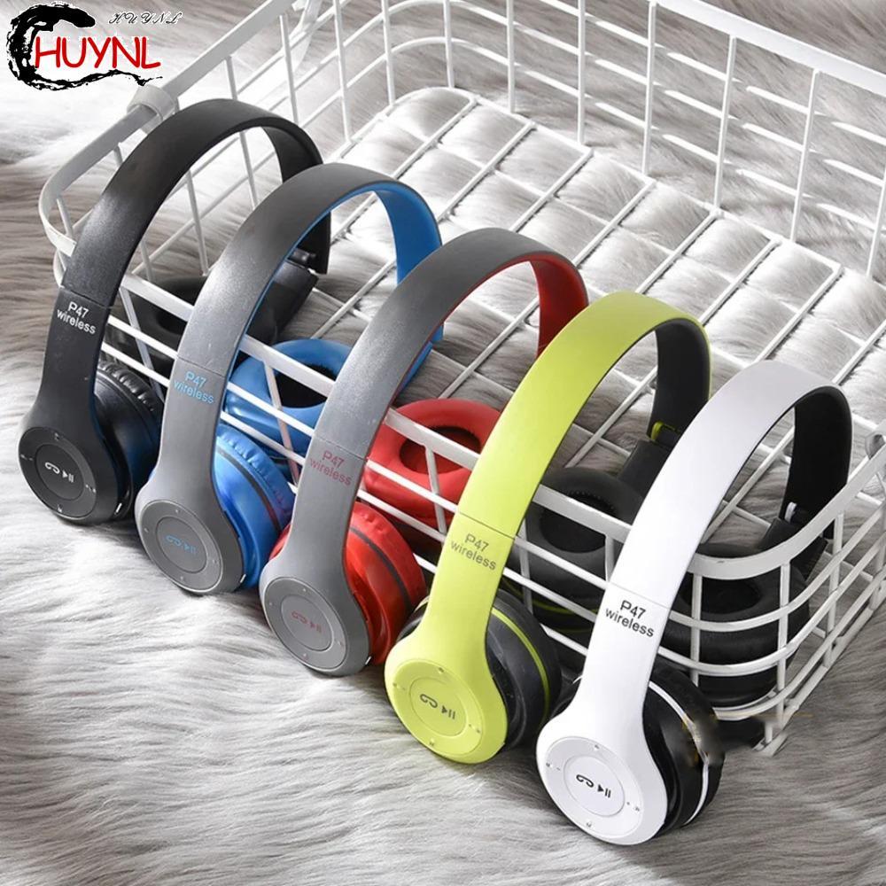 Tai nghe HUYNL P47, Tai nghe Bluetooth P47 cổ điển gắn trên đầu, Âm thanh HiFi thời trang có thể cắm