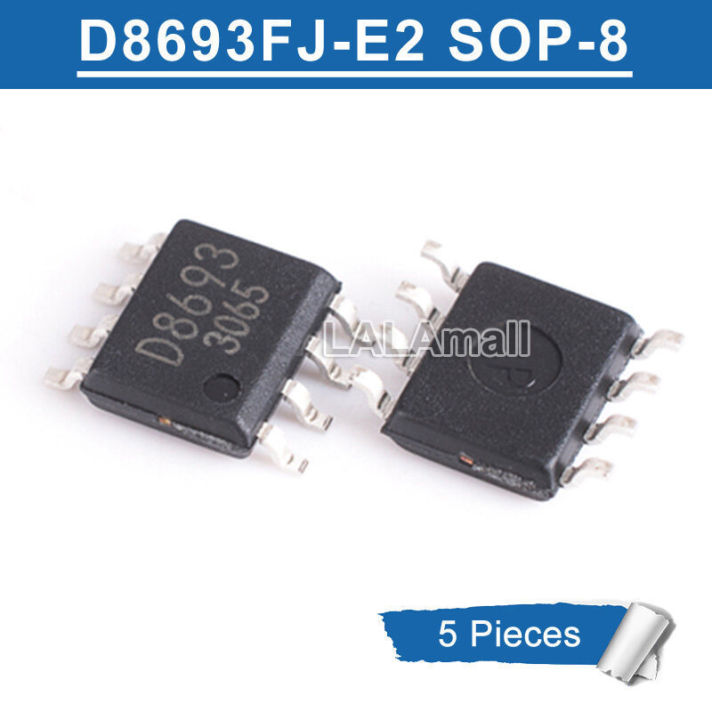 5 Chiếc D8693 SOP-8 BD8693 D8693FJ SOP8 D8693FJ-E2 BD8693FJ SOP SMD LCD Chip Điện IC Mới