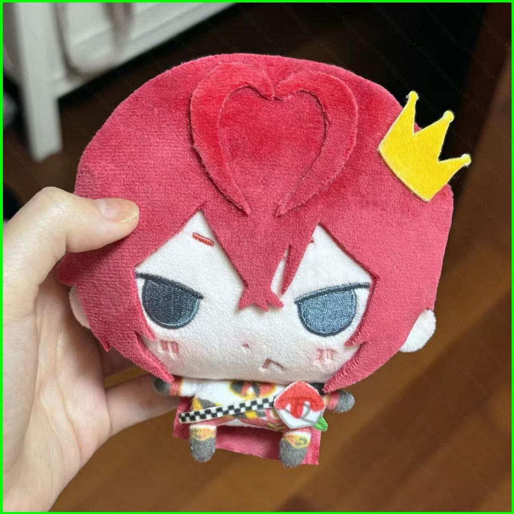 PS1 Disney Twisted-Wonderland: The Animation Riddle Rosehearts Plushie Túi búp bê Cotton sang trọng 