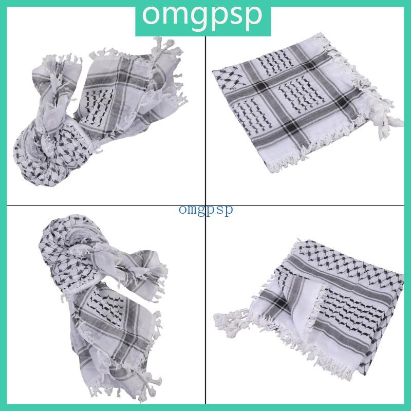 OMG Shemagh Chiến Thuật Khăn Sa Mạc Thoáng KhíKeffiyeh Khăn Quấn Cho Nam Nữ Đầu Sa Mạc Cổ Khăn Unise