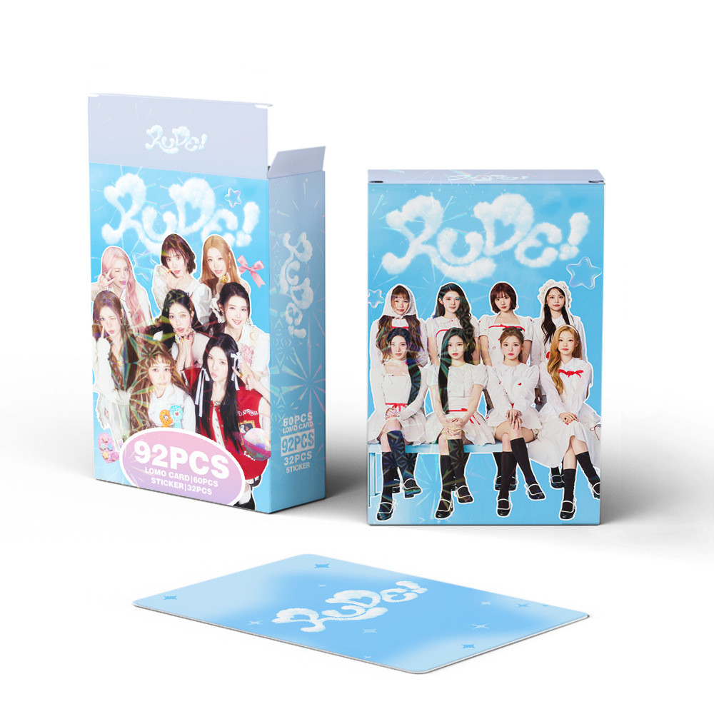 92 Chiếc Hearts2Hearts H2H RUDE Lomo Cards FOCUS Album The Chase Dán Pretty Please Butterflie Photoc