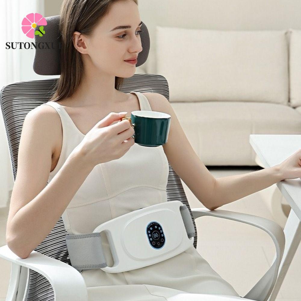 Máy mát xa giảm béo cơ thể SUTONGXUE, Thiết kế thông minh Đai giảm béo điện rung, Màn hình LED đốt c