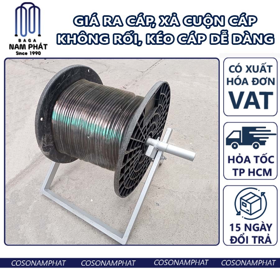 [Giá VAT] Giá Ra Cáp Khung Gấp Gọn Thông minh kệ hỗ Trợ Kéo Lăn Dễ Dàng Chống Rối Gia Lô Viettel FPT