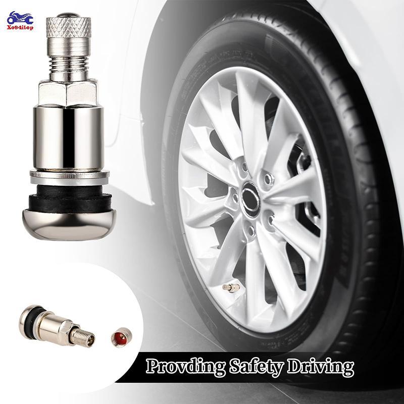 XOITOP 4 Van Lốp Xe Máy Ô Tô Đa Năng Có Nắp Bụi Tất Cả Thép Chống Cháy Nổ TR525 Van Lốp Chân Không 1
