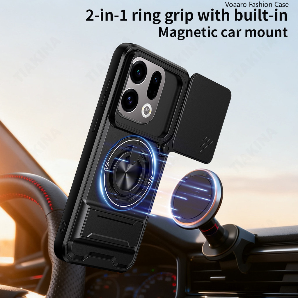 Xoay Ống Kính Trượt Funda Cho OPPO Find X9 5G Ốp Lưng Từ Tính Giá Đỡ Nhẫn Dành Cho OPPO Find X9 Ốp Lưng Chân Đế Có Thể Lạnh Áo Giáp Capa | BigBuy360 - bigbuy360.vn